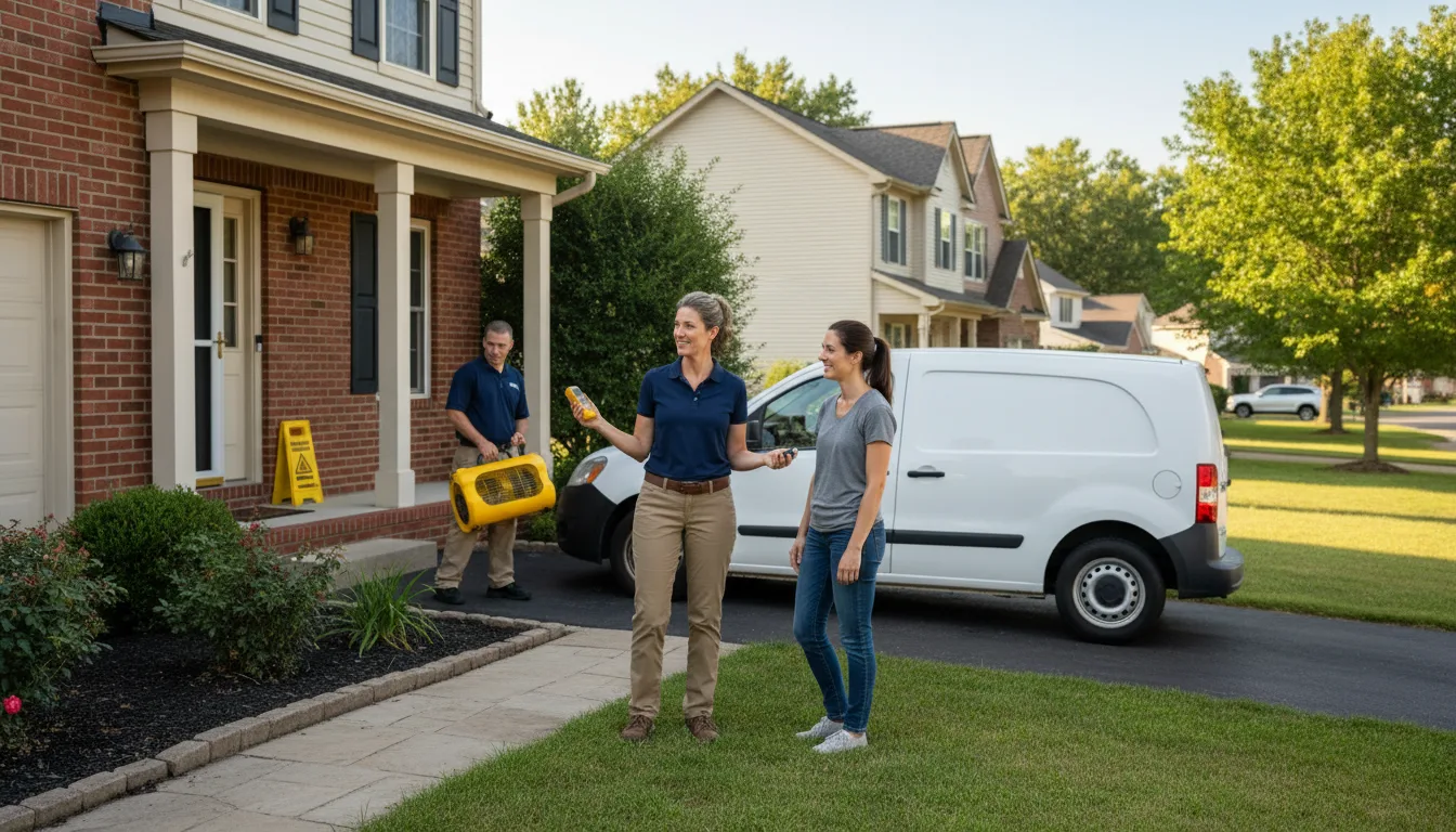 Water restoration image for Fire And Smoke Damage Restoration in Pottsville, TX